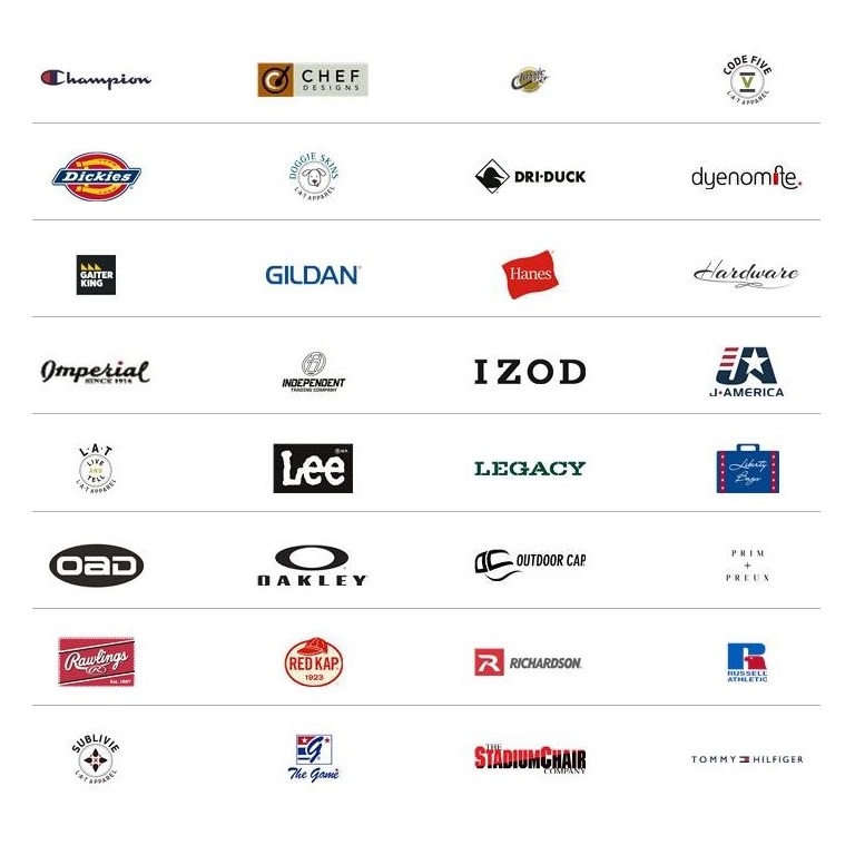 Clothing brands
